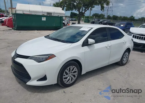 2017 Toyota Corolla Le из США, поврежденный, VIN 5YFBURHE3HP715308